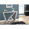 Monarch Specialties Accent Table - 48"L / Cement-Look Hall Console I 2436
